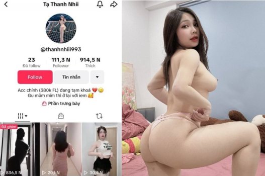 Video nóng Tạ Thanh Nhi ngực bự uốn lượn quyến rũ